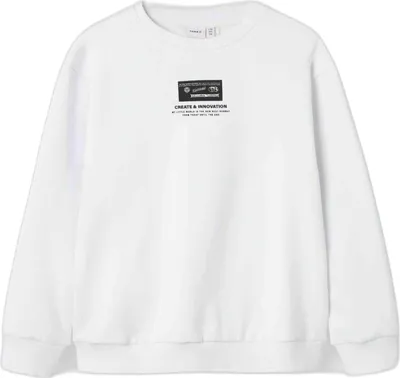 Productafbeelding van Sweatshirt Name It 13236395-BRIGHTWHITE voor Kinderen