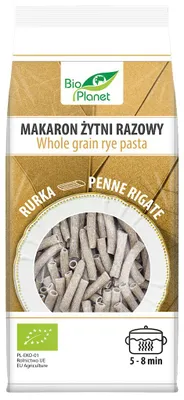 MAKARON (ŻYTNI RAZOWY) RURKA BIO 400 g - BIO PLANET