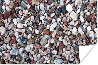 Produktbild von MuchoWow® Poster Naturstein - Schotter - Steine 120x80 cm - Bilder