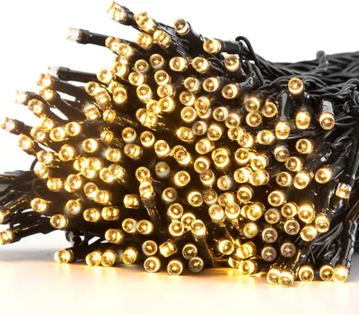 LED-Lichterkette 300 LEDs 40 m warmweiß Batteriebetrieb Timer