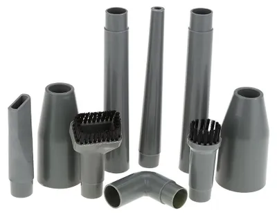 9-teiliges Staubsauger-Zubehörset, Adapter, Bürsten, Düsen