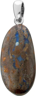 Produktbild von Opal Anhänger Silber 925 Natur Boulderopal Edelstein