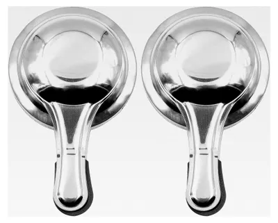 Produktbild von 2 Stück Mini-Edelstahl-Alkoholofen für Outdoor-Kochen, Käsefondue, Schokoladenfondue