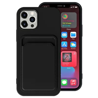 Image de Coque König Design compatible avec l'iPhone 14 Pro Max d'Apple - Coque souple en plastique pour téléphone portable - Coque noire