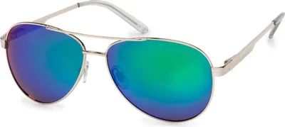 Produktbild von styleBREAKER polarisierte Flieger Sonnenbrille, Pilotenbrille mit Federscharnier, Etui und Putztuch, Uni 09020046