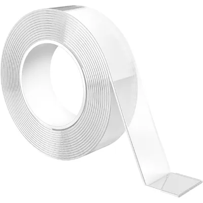 Produktbild von Doppelseitiges Klebeband Montageband - 3 m x 20 mm - Transparent - Wasserfest - Rückstandslos entfernbar