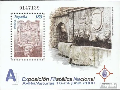 Produktbild von Briefmarken Spanien 2000 Mi Block84 (kompl.Ausg.) postfrisch Briefmarkenausstellung