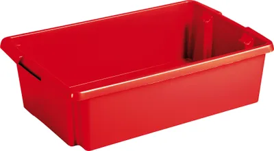 Produktbild von Sunware Aufbewahrungsbox - Kunststoff - 30L - rot - 59 x 39 cm