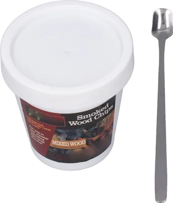 Produktbild von Holzchips für Cocktailraucher Natural Handgefertigt mit Aufbewahrungsbox und Löffel Whisky Rindfleisch Schweinefleisch Hühnerfisch Räuchergetränk BBQ