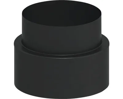 Produktbild von Jeremias Iso-Line Übergang Ofen auf Wandfutter Ø150 mm mit 15 mm Isolierung schwarz