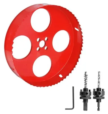 Image de Scie circulaire bimétallique de 210 mm, pour bois, plaques de plâtre et PVC
