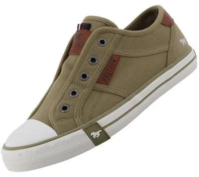 Obrázok produktu pre Mustang Dámske plátenné tenisky Khaki