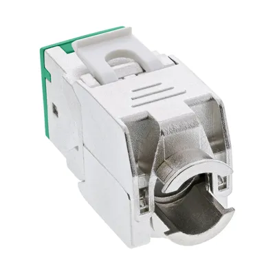 Image de 8er Pack Keystone RJ45 Buchse geschirmt Cat.6A grün (76207G)