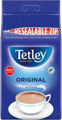 Produktbild von Tetley Tea - Schwarzer Tee 400 Beutel - Black Tea Bags - 1250g
