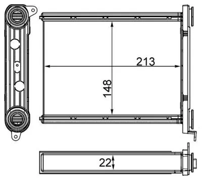 Produktbild von MAHLE Wärmetauscher, Innenheizung x