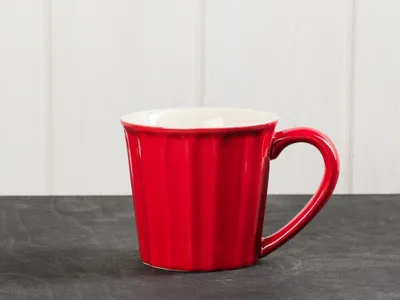 Produktbild von IB Laursen MYNTE Becher Rot STRAWBERRY Tasse Keramik 250 ml Geschirr Kaffeetasse