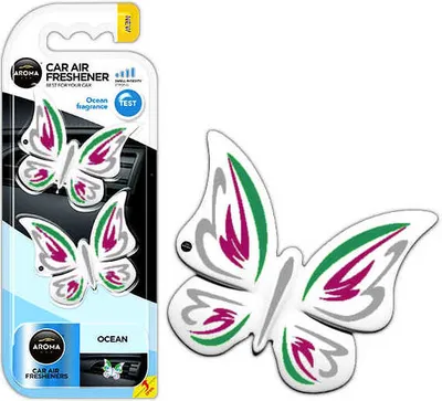 Obrázok produktu pre Osviežovač vzduchu AROMA CAR FANCY SHAPES BUTTERFLY Ocean