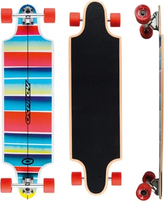 Produktbild von Osprey Blue/ Red 38" Twin Tip Longboard - Streifen