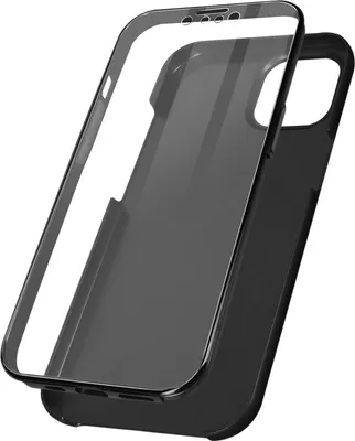 Produktbild von Avizar, 360° Rundum-Schutzhülle (Vorder- und Rückseite) für Apple iPhone 13 Pro, Schwarz