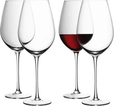 Imagen del producto de Silecomplaza, copa de vino tinto, capacidad 850 ml, transparente, juego de 4 unidades
