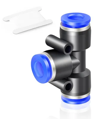 T-Stück 12mm pneumatisch, 3-Wege Verteiler, Kunststoff
