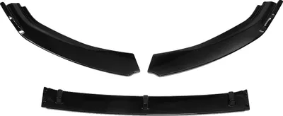 Produktbild von Frontstoßstangenlippe, maßgeschneidert, langlebiges Material, Glänzendes Schwarz