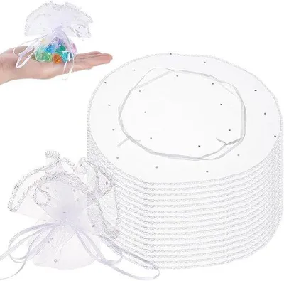 Produktbild von Weiße Geschenktüten 100 Stück Ø 26 cm