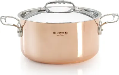 Image de CUVE INDUCTIVE POUR GAZ AVEC CAPOT CUISINIER Marmite à soupe 3,3L