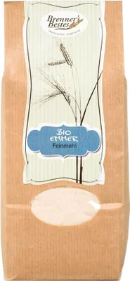 Produktbild von Emmerfeinmehl 1000g vom Biohof Brenner