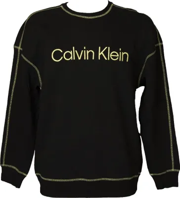 Produktbild von CK CALVIN KLEIN Herren-Sweatshirt, langärmliges Winter-Sweatshirt mit Rundhalsausschnitt und gesticktem Logo, Artikel NM2458E, M, Cotone 100%