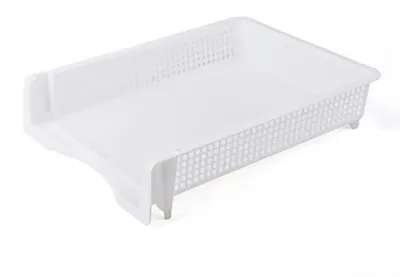 Obrázek produktu pro Organizér dokumentů, stohovatelný design, odolný materiál, bílá barva, rozměry 320 x 250 x 70 mm