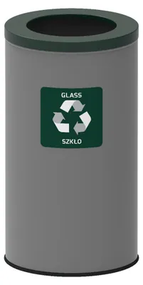 Immagine prodotto di Cestino per la raccolta differenziata Alda Eko 75 l - Verde