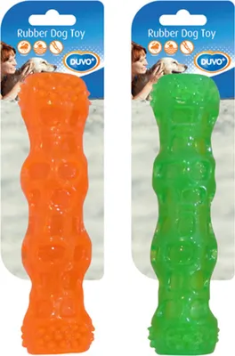 Immagine prodotto di Duvo+ giocattolo per cani TPR Squeaky stick, dimensioni: 18 cm