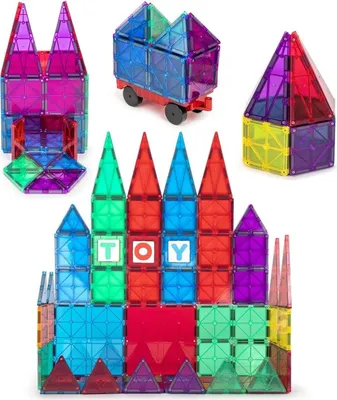 Produktbild von Playmags 3D-Magnetkacheln Classic Set - 50 Stück