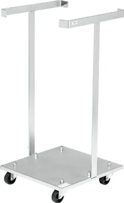 Produktbild von Müllsackständer, fahrbar, mit Rollen, für 60 Ltr. Müllsäcke, 30 kg - verzinkt