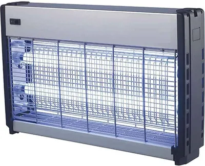 Produktbild von Elektronischer Insektenvernichter Professionell 2x20W 64x10x36cm Chrom/schwarz Edm