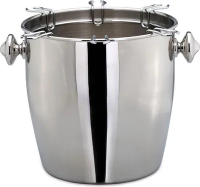 Immagine prodotto di Refrigeratore per bottiglie di vino/champagne, lucidato a specchio (H) 24 x (Ø) 24 cm