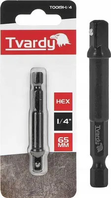 Produktbild von Sechskant-Schlagadapter 1/4" 65Mm Tvardy