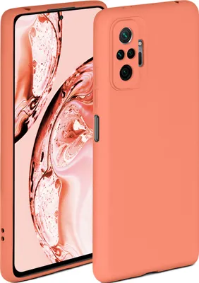Produktbild von Soft-Case für Xiaomi Redmi Note 10 Pro, Farbe:Papaya