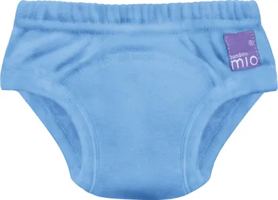 Immagine prodotto di Bambino Mio, pantaloni riutilizzabili per l'addestramento al vasino per bambini e bambine, blu, 2-3 anni