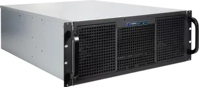 Produktbild von Inter-Tech 4U 40255, Rack, Server, Schwarz, Grau, ATX, EATX, micro ATX, Mini-ITX, SSI CEB, SSI EEB, Stahl, Alarm, HDD, Netzwerk, Leistung