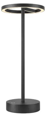 Immagine prodotto di SLV 1007359 VINOLINA ONE, lampada da tavolo ricaricabile a LED IP54, 2700K, TOUCH, nero
