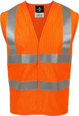 Produktbild von Korntex KXFRAS | Triple Norm Vest, EN ISO 20471:2013 + A1:2016 - Farbe: Signal Orange - Größe: M