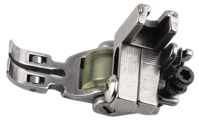 Imagen del producto de Pie para máquina de coser de goma, fabricado en acero inoxidable, fácil de instalar, rodillo compacto y ligero para reparación y reemplazo