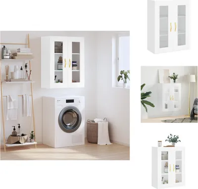 Obrázek produktu pro vidaXL Nástěnná skříňka bílá 69,5x34x90 cm - Příborníky