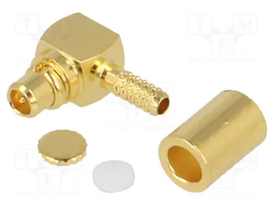 Produktbild von 1x Stecker 50Ω mit 90°-Winkel M männlich RG178(A,B),RG196(A) M1112A1-3GT30G-14-50