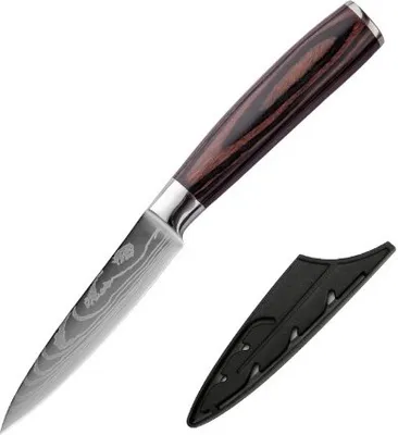 Produktbild von Küchenmesser Professionelles Kochmesser-Set Japanisches Damast-Muster Edelstahlmesser