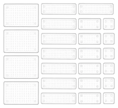 Produktbild von Makeup Organizer mit 24 Fächern - Transparente Schubladen-Organizer