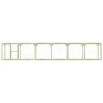 Produktbild von vidaXL Hühnerkäfig 1,5x9x1,5 m Imprägniertes Kiefernholz