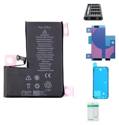 Produktbild von iPhone 13 Pro Akku - Premium-Set